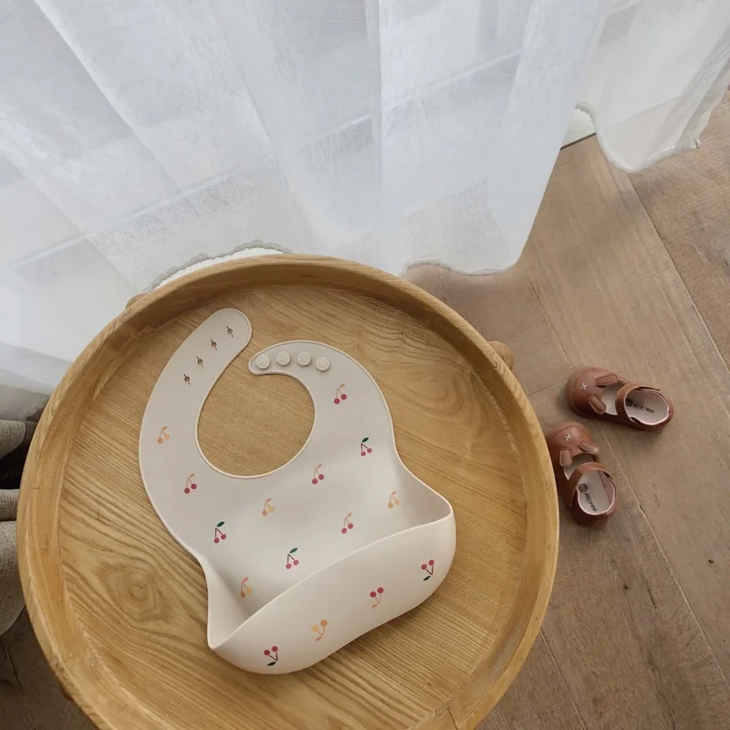 Baby Bibs Ins Style Print Wate - Waterproof Baby Bibs Silicone ulasan dan harga