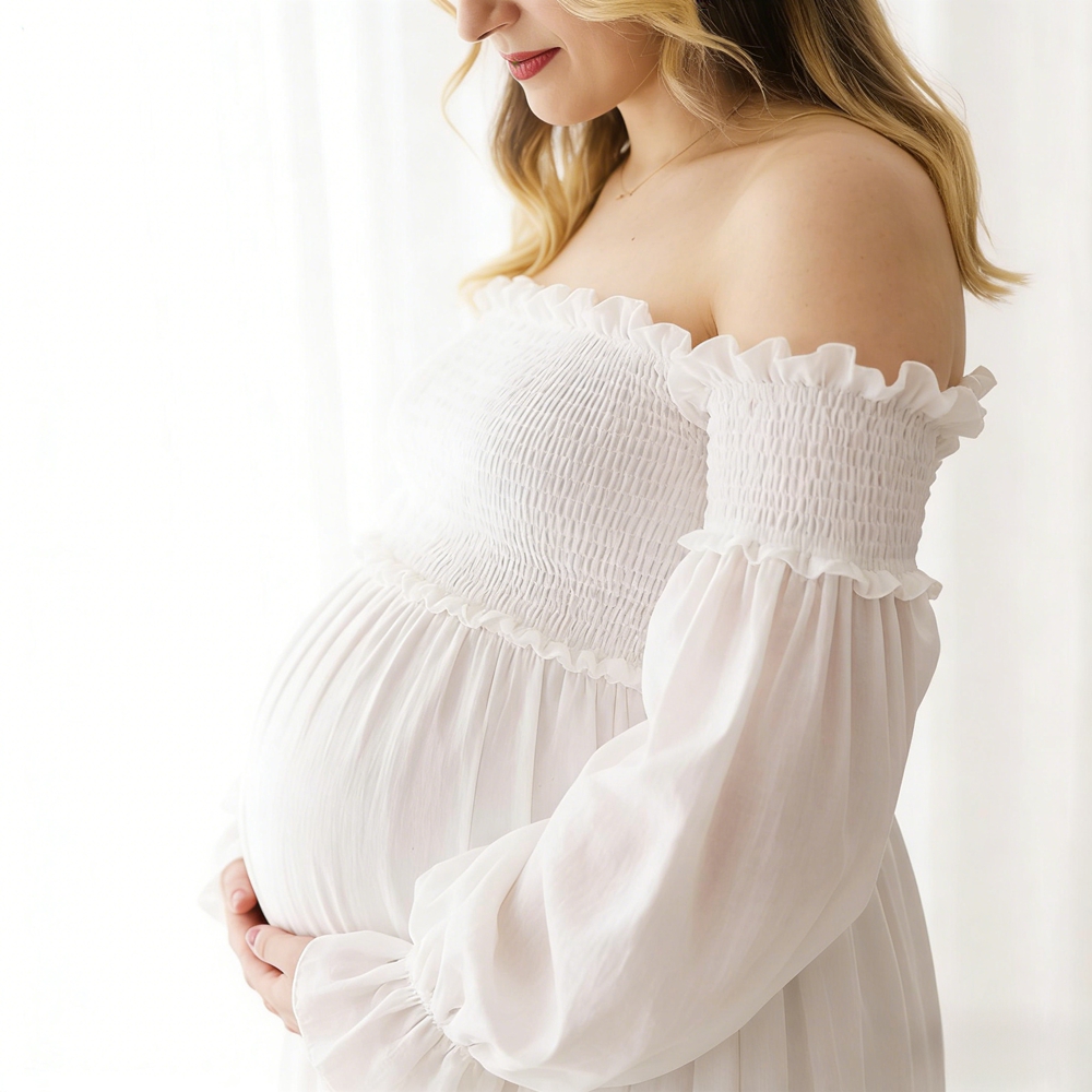 Maternity Dress Photography Wh - Maternity Wear ulasan dan harga