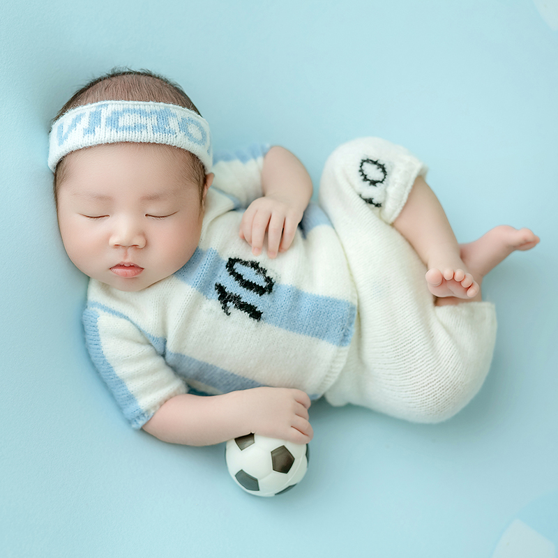 Football Baby Theme Newborn Ph - Infant Photography Props Outfit ulasan dan harga