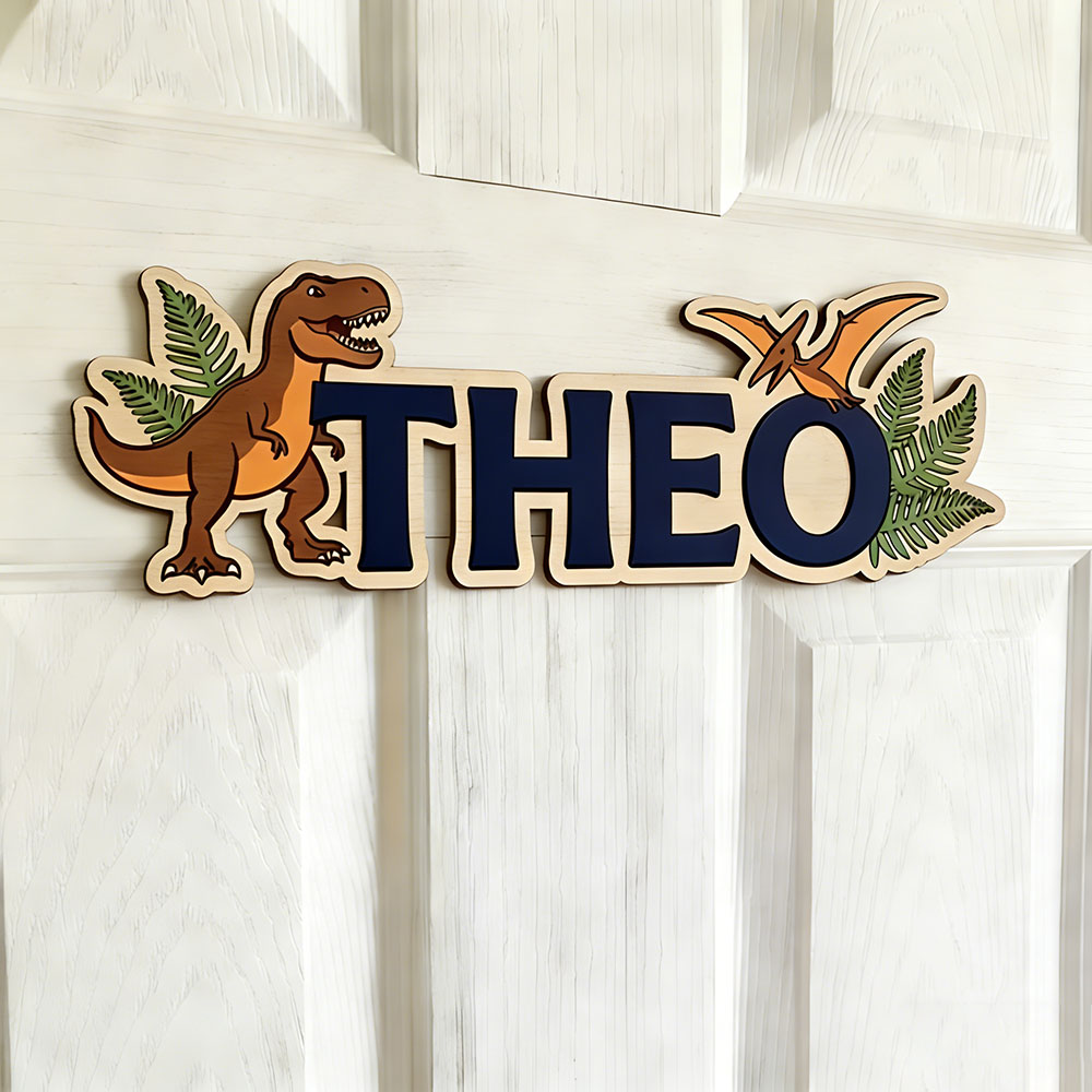 Personalized Dinosaur Name Sig - Nursery ulasan dan harga