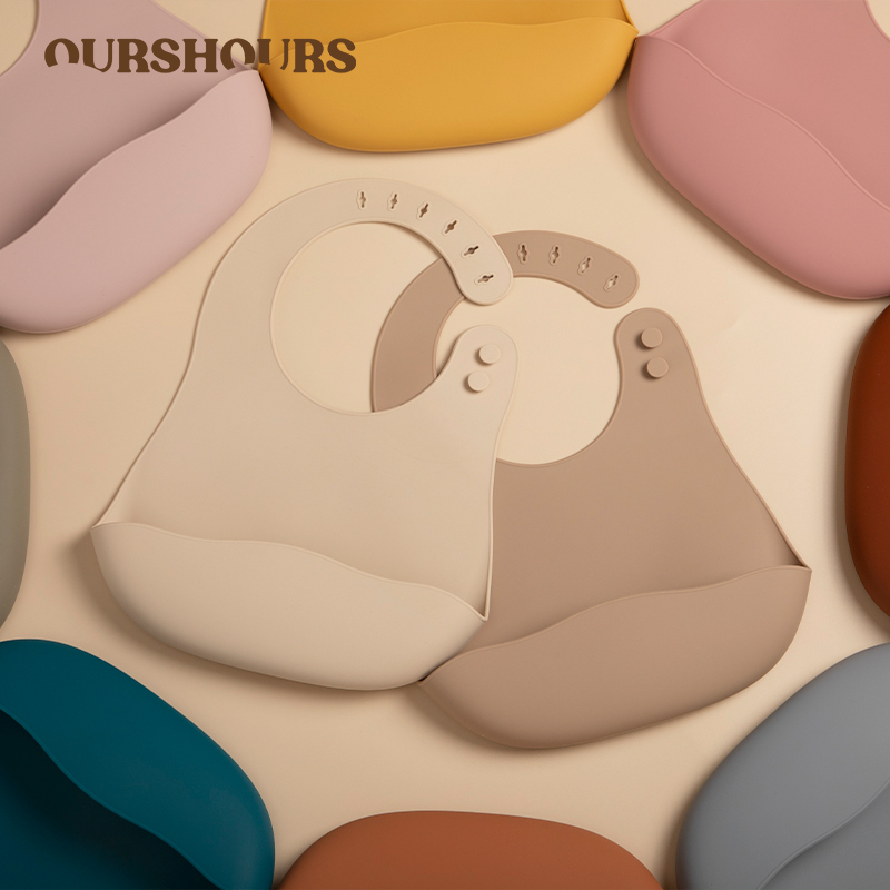 Silicone Baby Bibs BPA Free So - Waterproof Baby Bibs Silicone ulasan dan harga